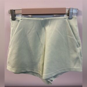 Lululemon Softstream Ribbed Shorts in Kohlrabi Green